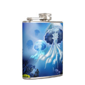 水中6フラッ包まれたク フラスク (右)