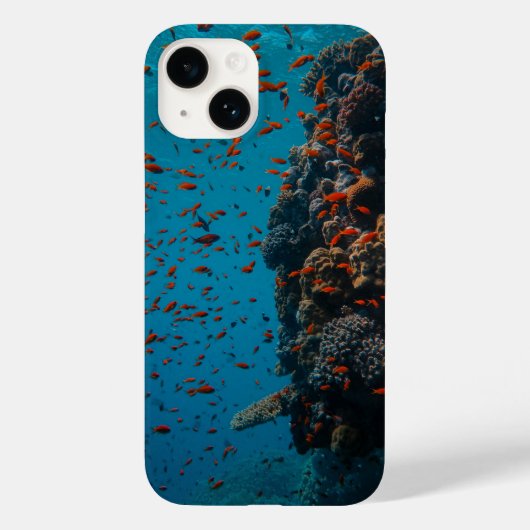 水中,サンゴ,魚 Case-Mate iPhoneケース (裏面)