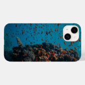 水中,サンゴ,魚 Case-Mate iPhoneケース (裏面 (横))