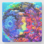 水中 ストーンコースター (正面)