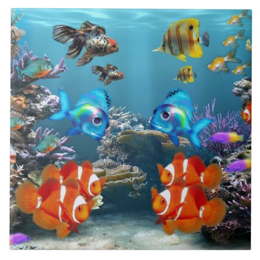 水中 タイル (正面)