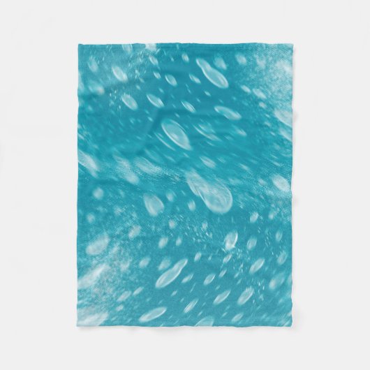 水中 フリースブランケット (正面)