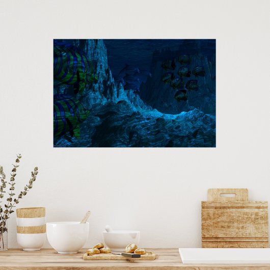 水中 ポスター (キッチン)