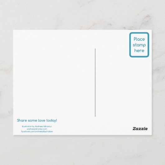 水中 ポストカード (裏面)