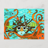 水中 ポストカード (正面)