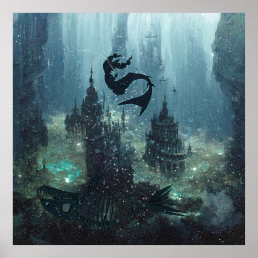 水中。何?!マーメイド. ポスター (正面)