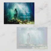 水中 – 名刺 (正面/裏面)