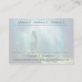 水中 – 名刺 (裏面)