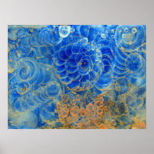 水中 -手描きの受賞抽象アート作品