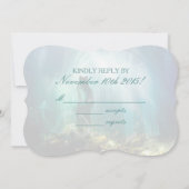 水中 – 招待状返信カード 招待状 (裏面)