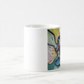 水中Alemshahの抽象的なマグ- コーヒーマグカップ (中央)