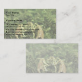 水中Crayfishのクローズアップ 名刺 (正面/裏面)