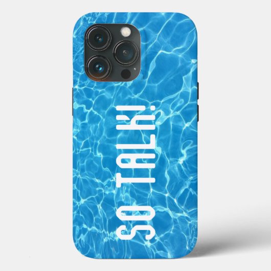 水中PhoneCase, iPhone 13 Pro カスタマイズ Case-Mate iPhoneケース (裏面)