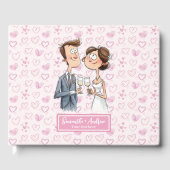 水予測できな色の結婚Memory Guest book ゲストブック (正面)