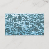 水事業カードの波 名刺 (裏面)