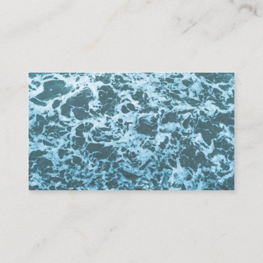 水事業カードの波 名刺 (裏面)