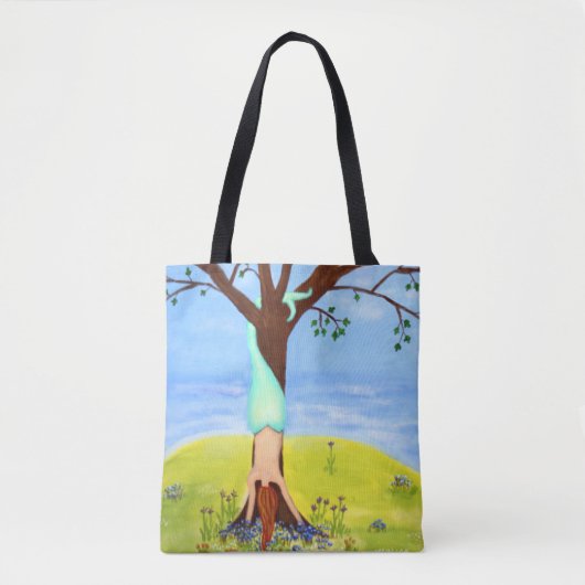 水人魚の芸術から トートバッグ (正面)