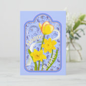 水仙とチューリップ 招待状 (スタンド正面)