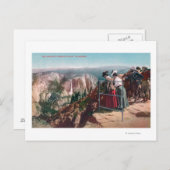 水仙とヨセミテ渓谷の眺め ポストカード (正面/裏面)