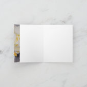 水仙のカード サンキューカード (内部)