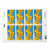 水仙のグループ金ゴールドメダルの花 ラベル (フルシート)