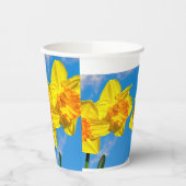 水仙のグループ金ゴールドメダルの花 紙コップ (左)