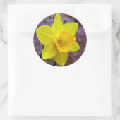 水仙のシール ラウンドシール (バッグ)