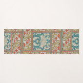 水仙のチンツ アートヌーボー 花の壁紙 ヨガマット (正面(横))