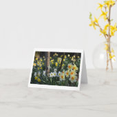 水仙のデール:イギリス, チェシャー カード (黄色い花)