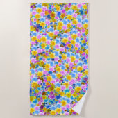 水仙の喜び、ビーチタオル ビーチタオル (正面)