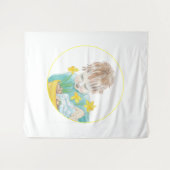 水仙の少年 タペストリー (正面(横))