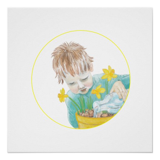 水仙の少年 ポスター (正面)