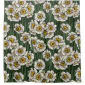 水仙の庭 シャワーカーテン (正面)