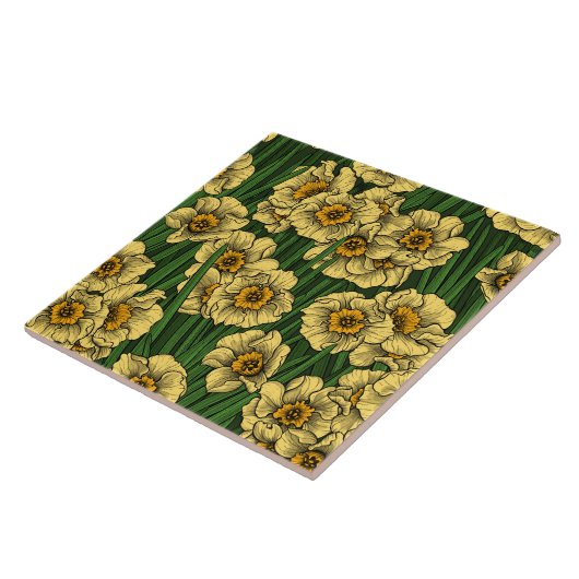 水仙の庭 タイル (側面)