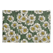 水仙の庭 枕カバー (裏面-左)