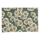 水仙の庭 枕カバー (正面右)