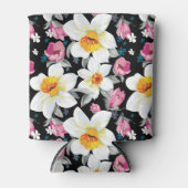 水仙の花で優雅な模様 缶クーラー (正面)