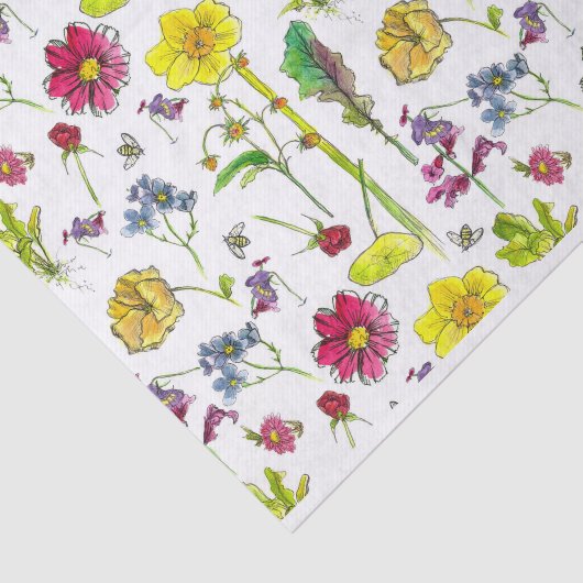 水仙の花ワイルドフラワーファームスタンド 薄葉紙 (詳細)