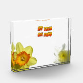 水仙の花束。フォトブロック フォトブロック (左)