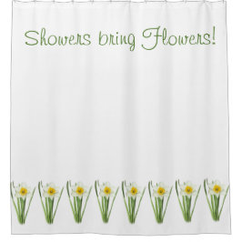 水仙の花 シャワーカーテン