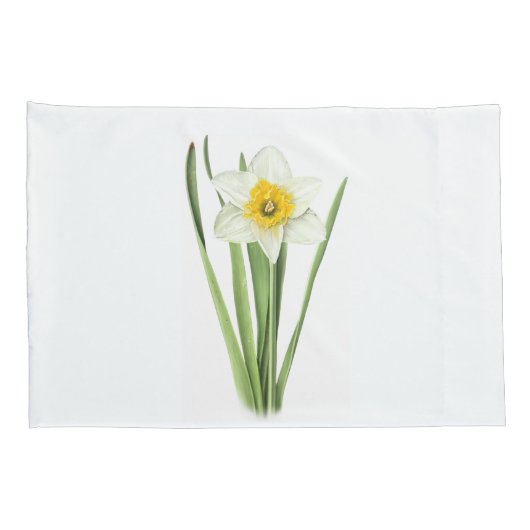 水仙の花 枕カバー (裏面-右)