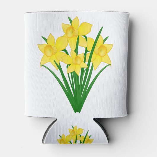 水仙の花 缶クーラー (正面)