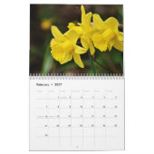 水仙の花 2027年カレンダー カレンダー (2月 2027)
