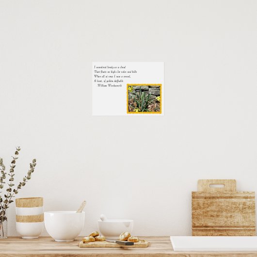 水仙の詩 ポスター (キッチン)