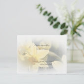 水仙の返信カード 出欠カード (スタンド正面)