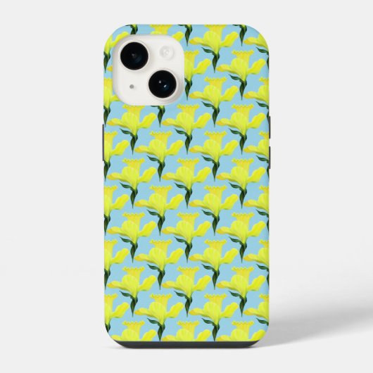 水仙の騒ぎ iPhoneケース (裏面)