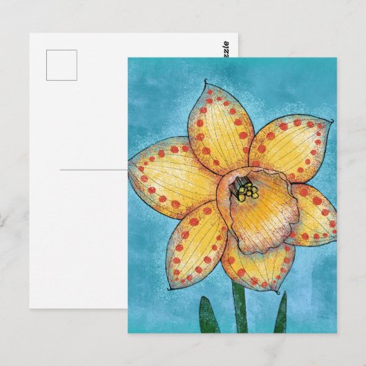 水仙はがき ポストカード (正面/裏面)