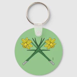 水仙は交差 キーホルダー