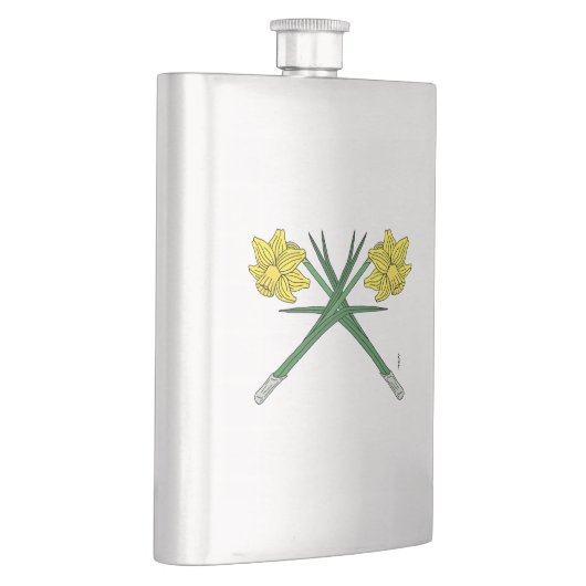 水仙は交差 フラスク (右)