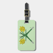 水仙は交差 ラゲッジタグ (正面縦)